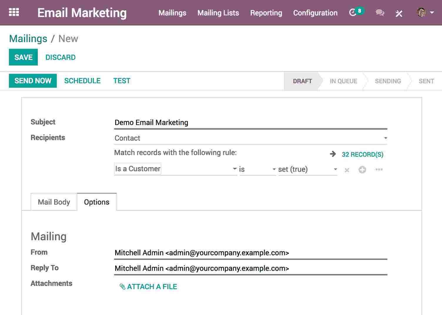 Odoo CRM Software